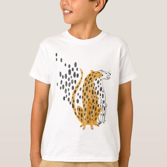 Funny Animals Kids T-Shirt (Framsida)