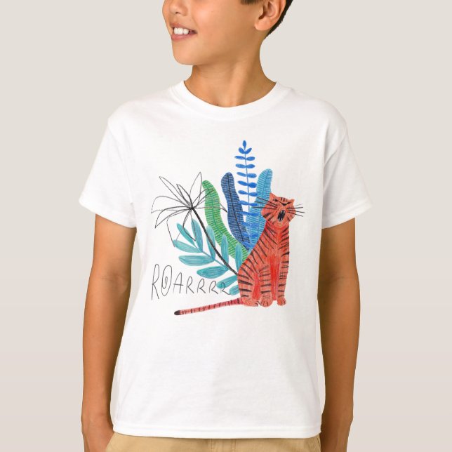 Funny Animals Kids T-Shirt (Framsida)