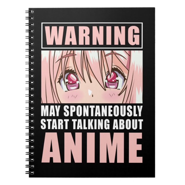 Funny Anime Girl Japansk Otaku Manga Japan Anteckningsbok (Framsidan)