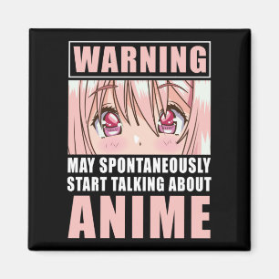 Funny Anime Girl Japansk Otaku Manga Japan Magnet