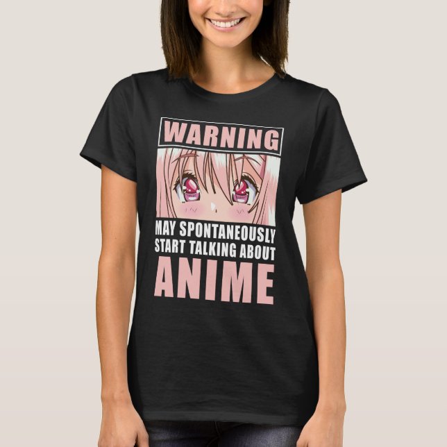 Funny Anime Girl Japansk Otaku Manga Japan T Shirt (Framsida)