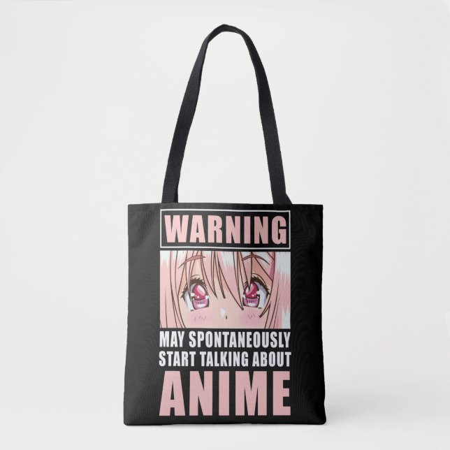 Funny Anime Girl Japansk Otaku Manga Japan Tygkasse (Framsida)