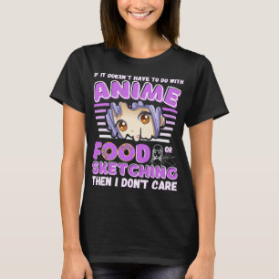Funny Anime-sketchning av älskare-animering från t Shirt