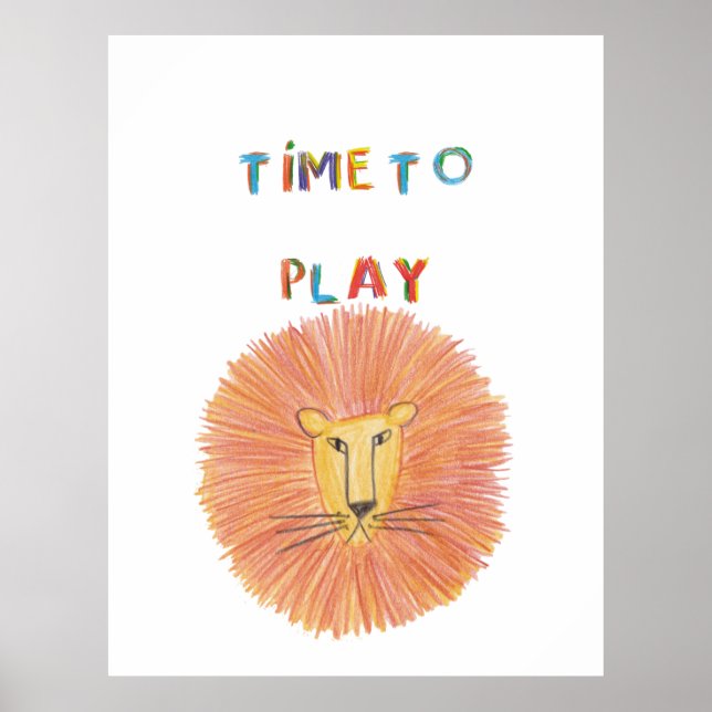 Funny animering Poster Skriv ut underordnade rumsd (Framsidan)