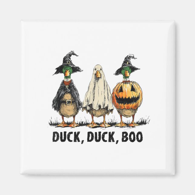 Funny Anka Anka Boo Halloween Costume Anka Magnet (Framsidan)