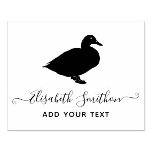 Funny Anka Cute Bird Personal Stationery Stämpel