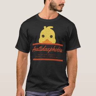 Funny Anka Farm Animal Anatidaephobia Anka vattenc T Shirt