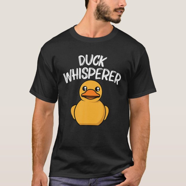 Funny Anka För manar Women Gult Duckie Vatten Bird T Shirt (Framsida)