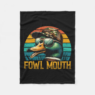 Funny Anka Hunter Shirt Fowl Mouth Anka Hunting Go Fleecefilt