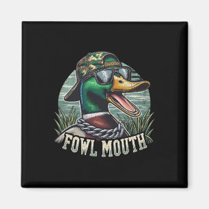 Funny Anka Hunter Shirt Fowl Mouth Anka Hunting Go Magnet