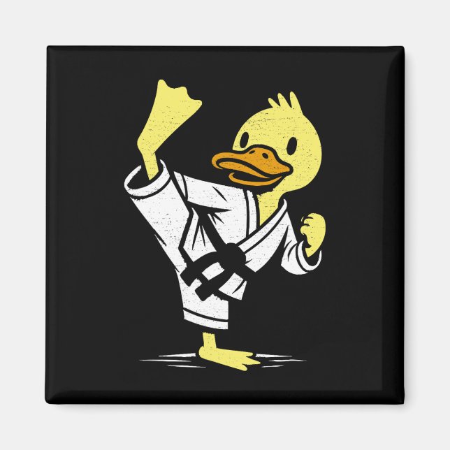 Funny Anka Karate Martial Arts Memes Co. Anka Kara Magnet (Framsidan)