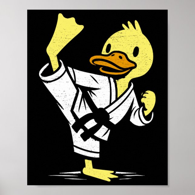 Funny Anka Karate Martial Arts Memes Co. Anka Kara Poster (Framsidan)
