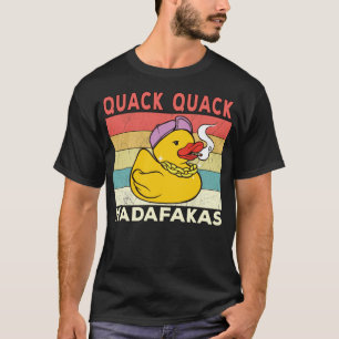 Funny Anka Ord Ankor Quack Quack Madafakas labb T Shirt