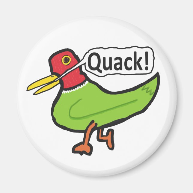 Funny Anka Quacking Magnet (Framsidan)