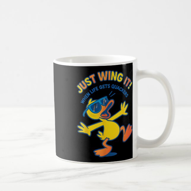 Funny Anka Shirt Funny Quote Graphic Tees För mana Kaffemugg (Höger)