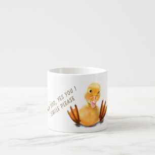 Funny Anka - Uppspelningsbar Wink Smile - Anpassni Espressomugg