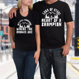 Funny anpassad namnmatchning mellan cykling-Par T Shirt