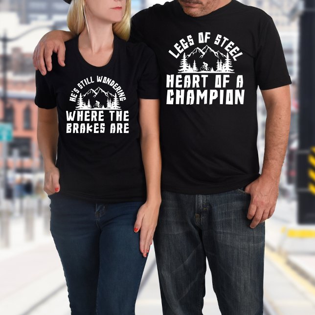 Funny anpassad namnmatchning mellan cykling-Par T Shirt (Skapare uppladdad)