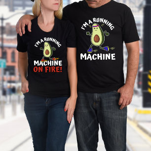 Funny anpassad namnmatchning som kör Par T Shirt