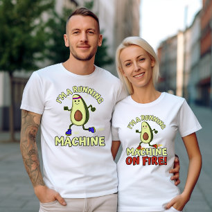 Funny anpassad namnmatchning som kör Par T Shirt
