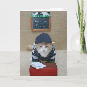 Funny Anpassade Back to school Kort