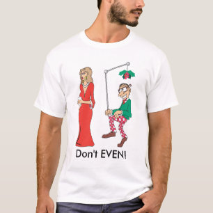 Funny Anpassade Mistletoe Stalker Shirt Tee