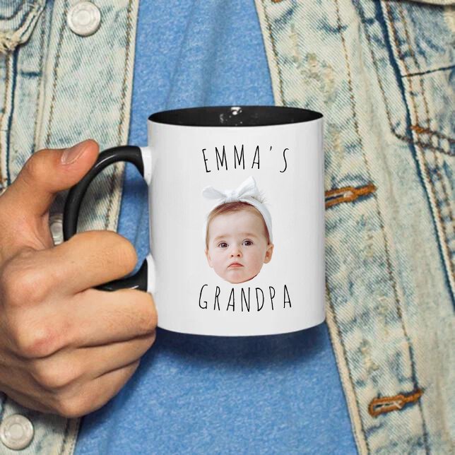 Funny Anpassningsbar Baby Ansikte Photo Mugg (Skapare uppladdad)