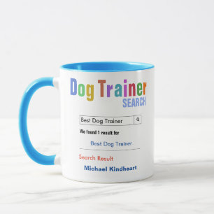 Funny Anpassningsbar Bästa Hund Trainer Gift Mugg