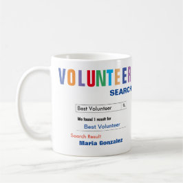 Funny Anpassningsbar Bästa volontärtjänst Kaffemugg