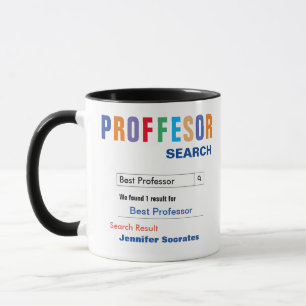 Funny Anpassningsbar Bäste professor Gift Mugg