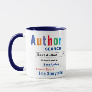 Funny Anpassningsbar Best Author Mugg