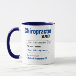 Funny Anpassningsbar Best Chiropractor Gift Mugg