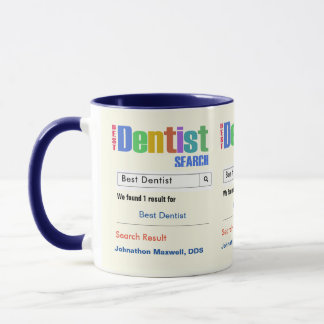 Funny Anpassningsbar Best Dentist Gift Mugg