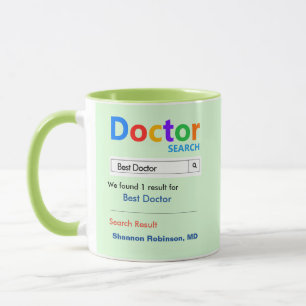 Funny Anpassningsbar Best Doktor Gift Mugg