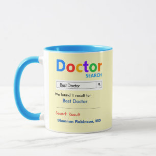 Funny Anpassningsbar Best Doktor Gift Mugg