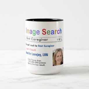 Funny Anpassningsbar Best Nurse Search Gift Mugg