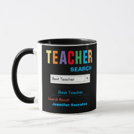 Funny Anpassningsbar Best Teacher Gift Mugg