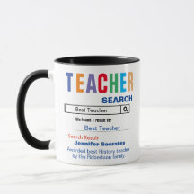 Funny Anpassningsbar Best Teacher Gift