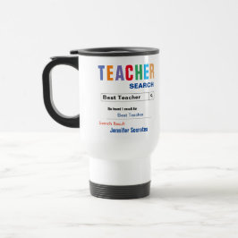 Funny Anpassningsbar Best Teacher Gift Resemugg