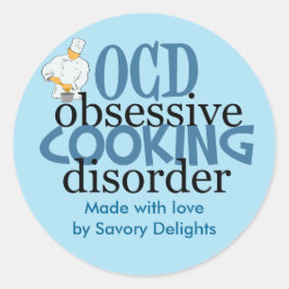 Funny Anpassningsbar Catering Company Runt Klistermärke