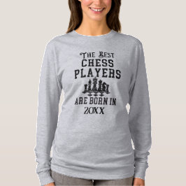 Funny Anpassningsbar Chess Player Birthday T Shirt