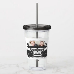 Funny Anpassningsbar Foto Car Ram Take Away Mugg