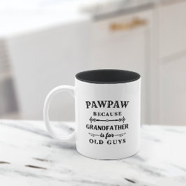 Funny Anpassningsbar Grandpa Nickname Två-Tonad Mugg