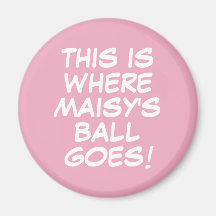 Funny Anpassningsbar Message Rosa Golf Boll Marker