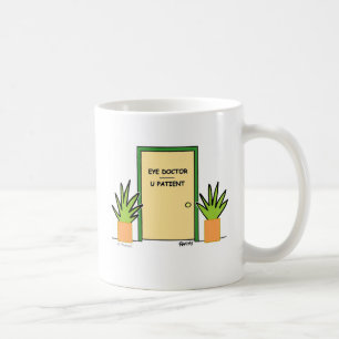Funny Anpassningsbar Optometrist Optical Office Te Kaffemugg
