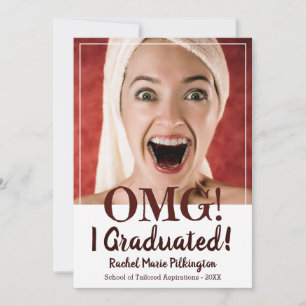 Funny Anpassningsbar Photo Studenten Meddelande