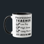 Funny Anpassningsbar Teacher Mugg<br><div class="desc">Anpassa den roliga lärarpresenten för anpassningsbarna. De kommer att kärlek i personlig och en tänkbar gåva.</div>
