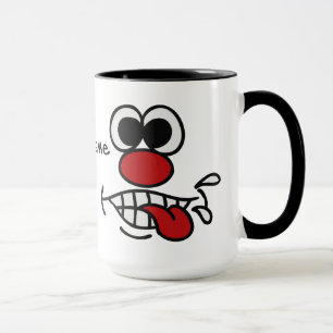 Funny Ansikte anpassningsbar mugg