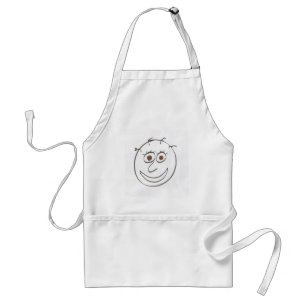 Funny Ansikte Apron Förkläde
