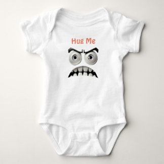 Funny Ansikte Baby Bodykostym T Shirt